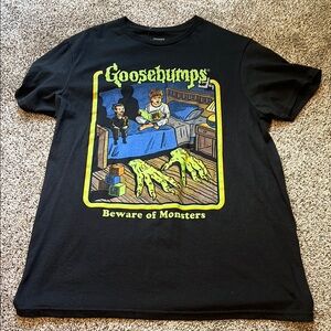 Goosebumps Black Graphic Tee - Short Sleeve